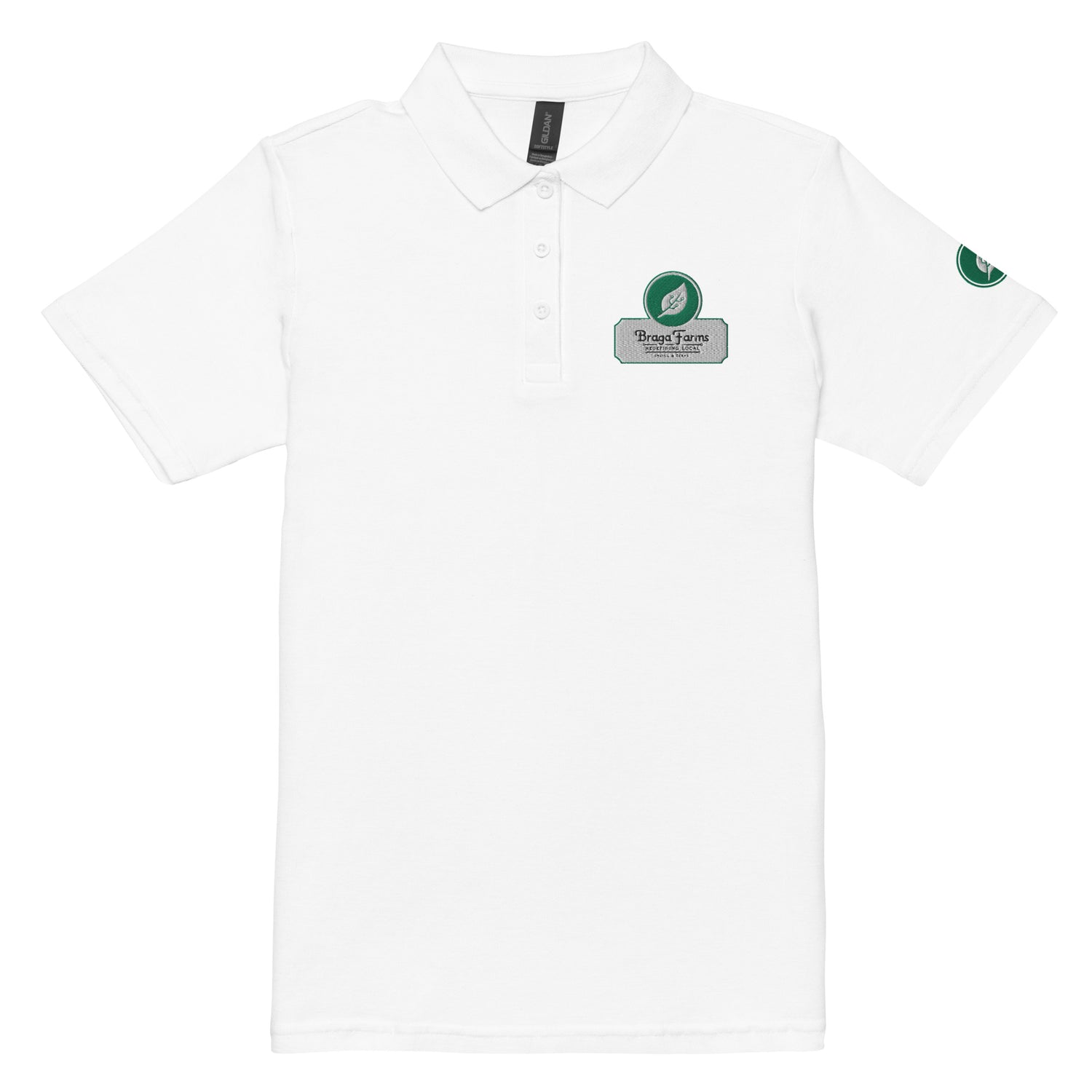 Women’s pique polo shirt Braga Farms