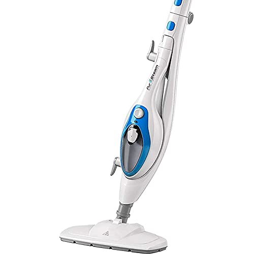 Steam Mop Cleaner 10-in-1 with Convenient Detachable Handheld Unit Floor  Steamer for Hardwood,Tiles,Carpet 1300W Green