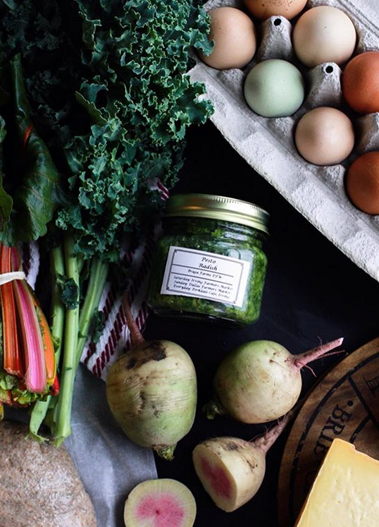 Braga Farms Radish Pesto