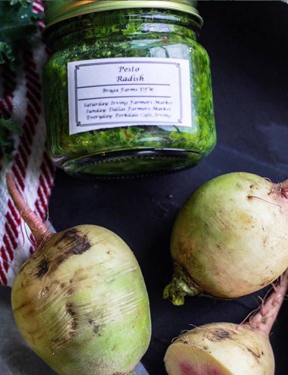 Braga Farms Radish Pesto