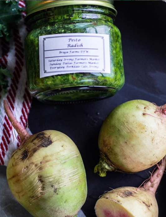 Braga Farms Radish Pesto