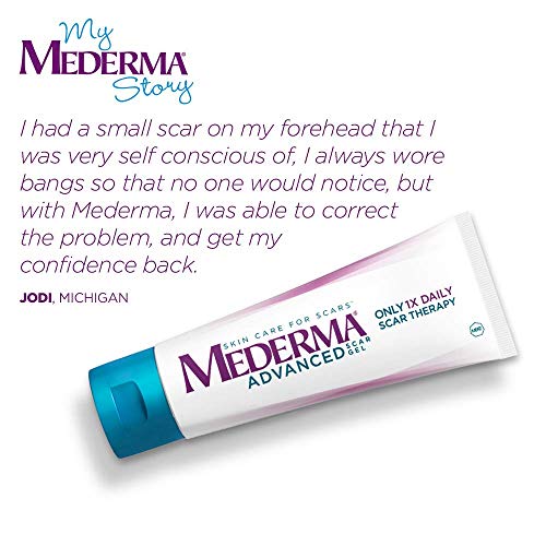 Mederma Advanced Scar Gel - 1x Daily - Reduces The Appearance of Old & New Scars - #1 Doctor & Pharmacist Recommended Brand for Scars - 1.76oz.