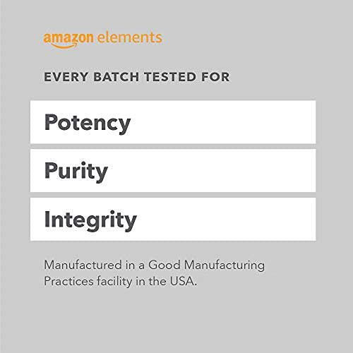Amazon Elements Chelated Zinc + Copper, 15 mg Chelated Zinc, 2 mg Copper Glycinate - Immune System Support -180 Capsules (6 month supply)