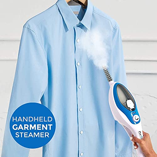 PurSteam Steam Mop Cleaner 10-in-1 with Convenient Detachable Handheld Unit, Laminate/Hardwood/Tiles/Carpet Kitchen - Garment - Clothes - Pet Friendly Steamer Whole House Multipurpose Use