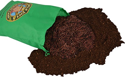 Uncle Jim's Worm Farm 2000 Count Red Wiggler Worms