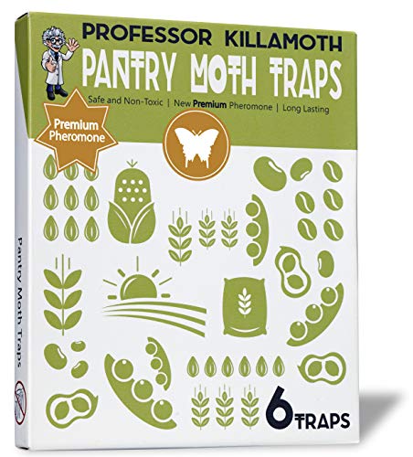 Pantry Moth Traps 6 Pack | Child and Pet Safe | No Insecticides | Premium Attractant