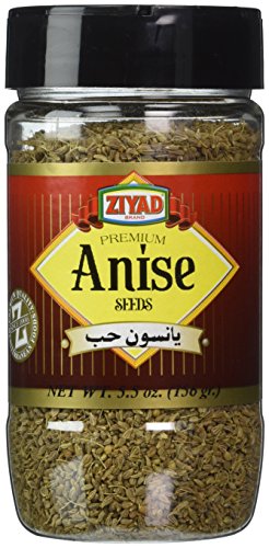 Ziyad Shaker Premium Anise Seeds,100% All-Natural Flavorful Spices, No Additives, No Preservatives, No Salt, No MSG, 5.5 oz