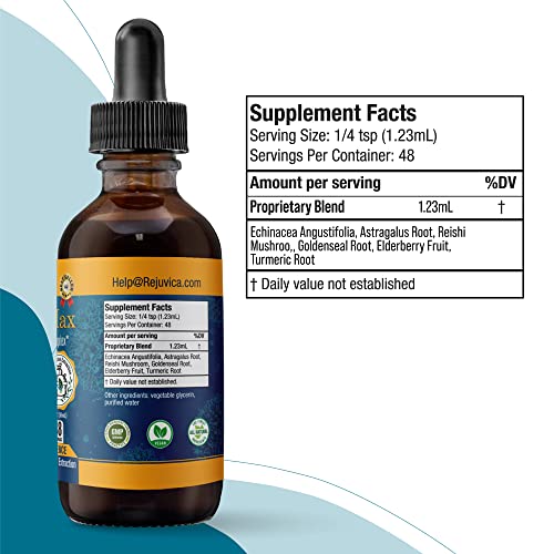 MunoMax - Advanced Immune Support Supplement - Liquid Delivery for Better Absorption - Echinacea, Astragalus, Reishi, Goldenseal, Elderberry & More!
