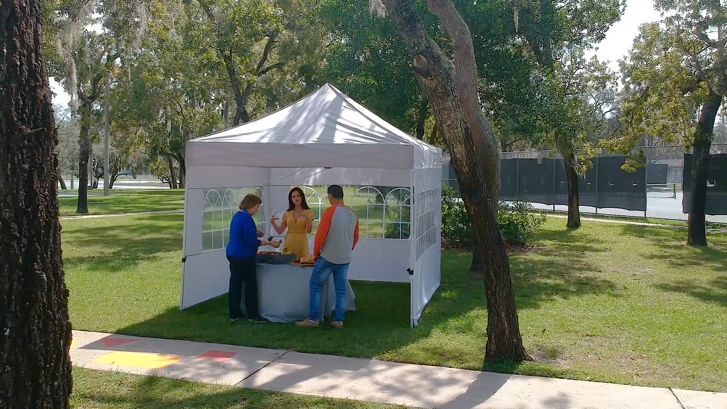 10x10 ez pop up canopy deals