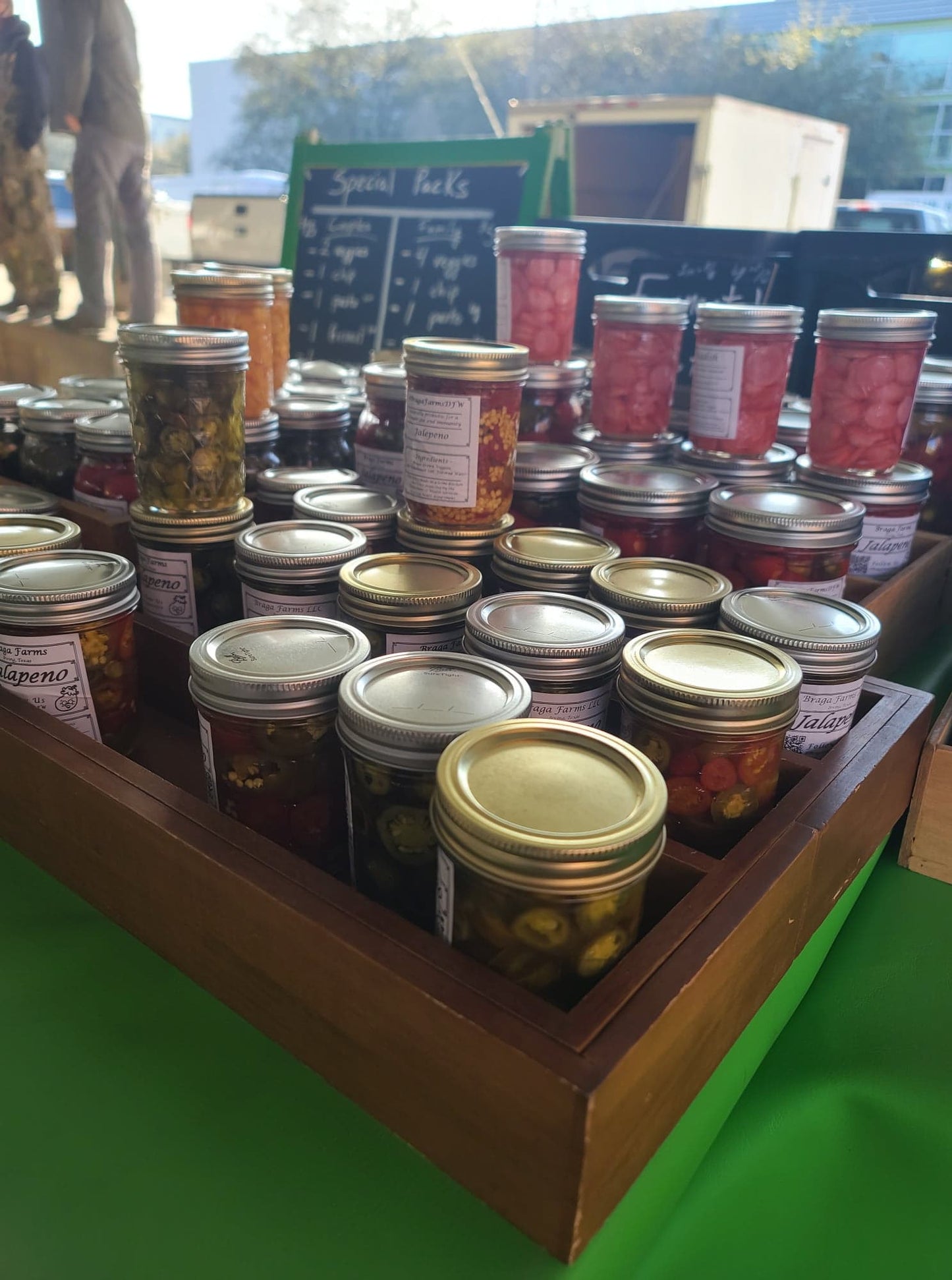 Fermented Vegetables at the Dallas Farmers Market