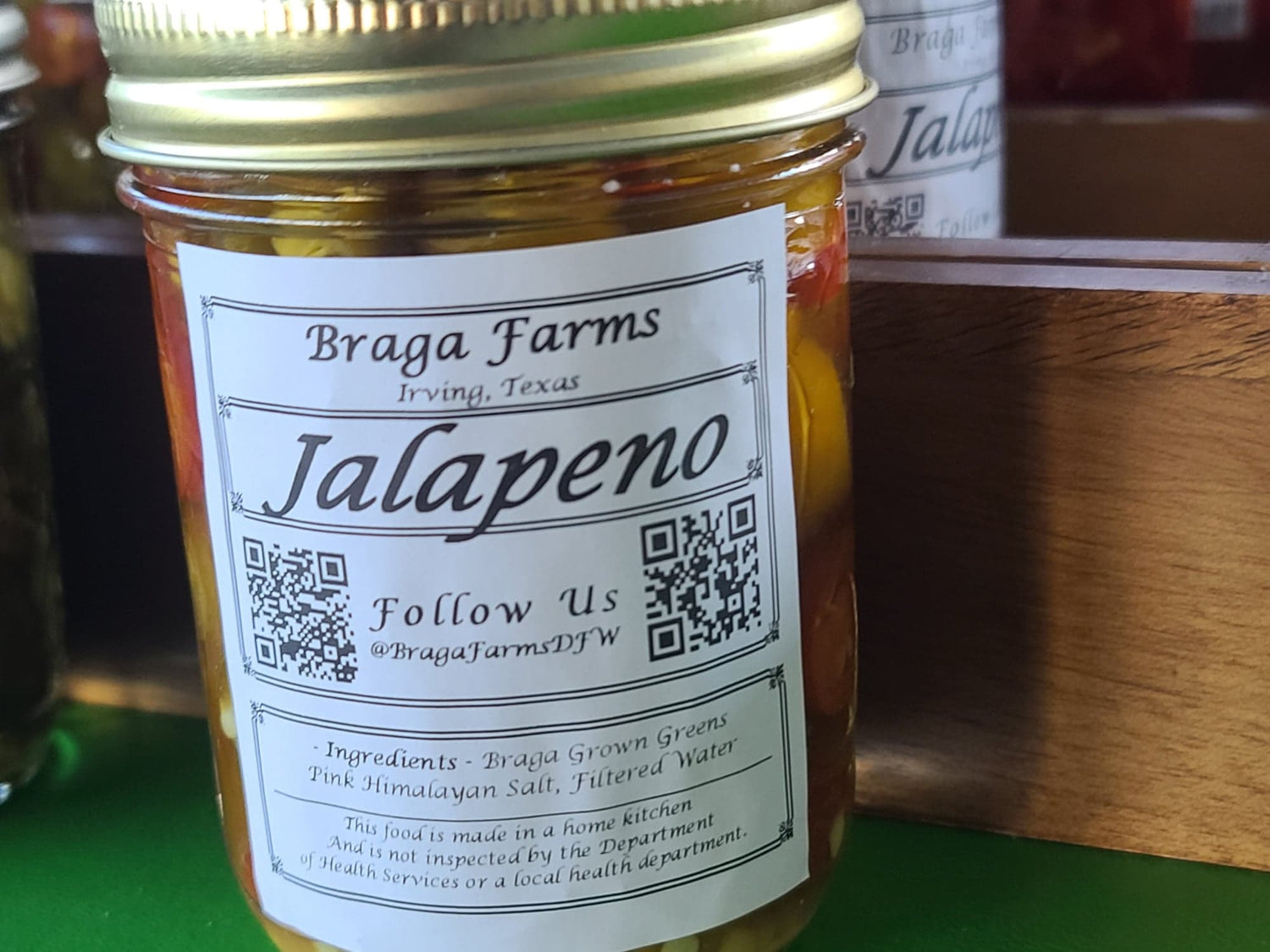 Fermented Jalepenos Jars